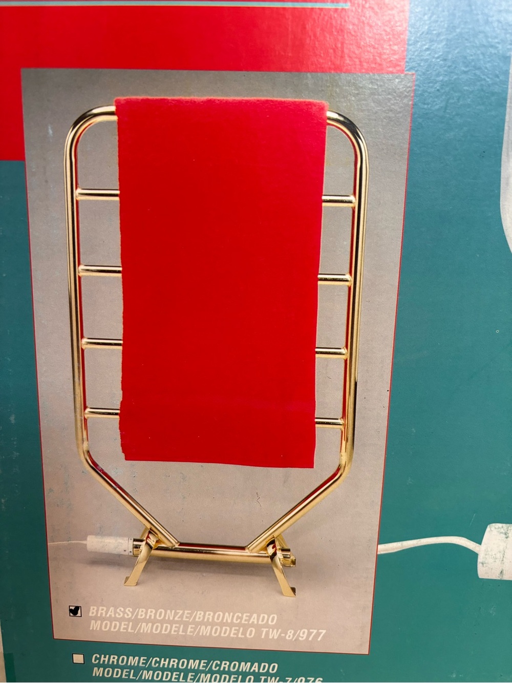 Brass  Heated Towel Rack